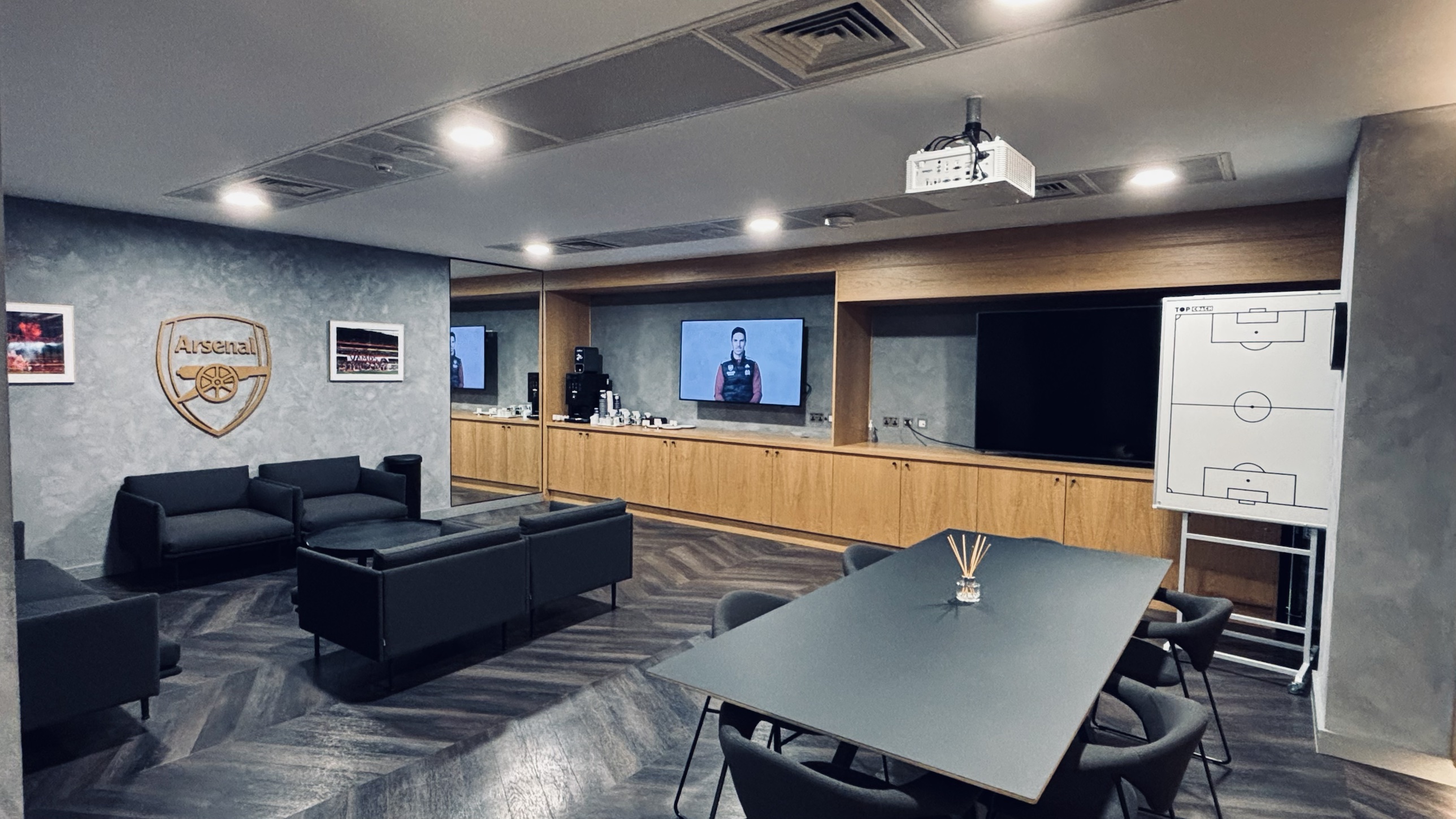Arsenal FC — strategy room